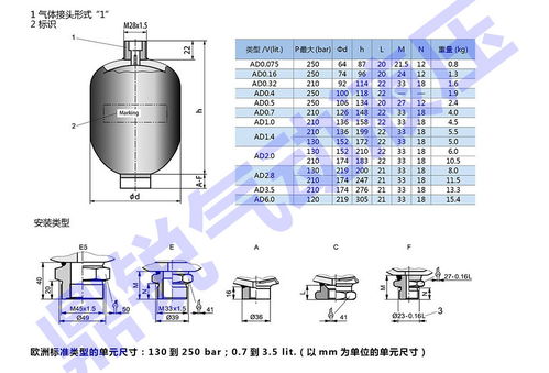 焊接式蓄能器 非隔離式蓄能器